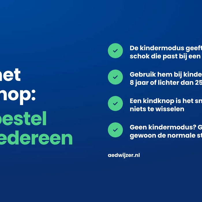 AED met kindknop of kinderstand
