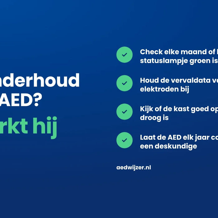 AED onderhouden en controleren