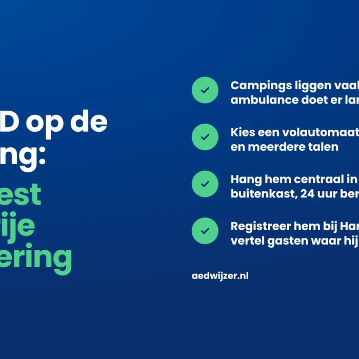 AED op de camping