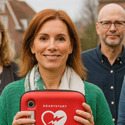 Aan welke criteria dient een AED voor de buurt te voldoen?