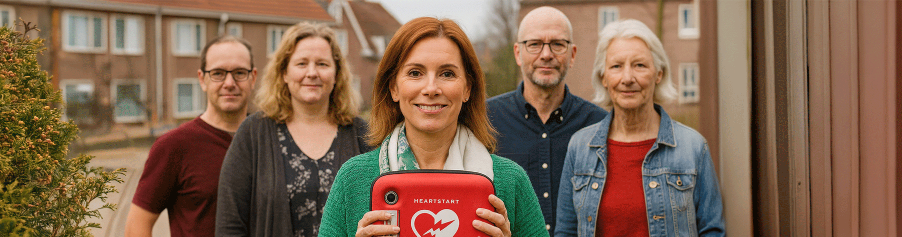 Aan welke criteria dient een AED voor de buurt te voldoen?