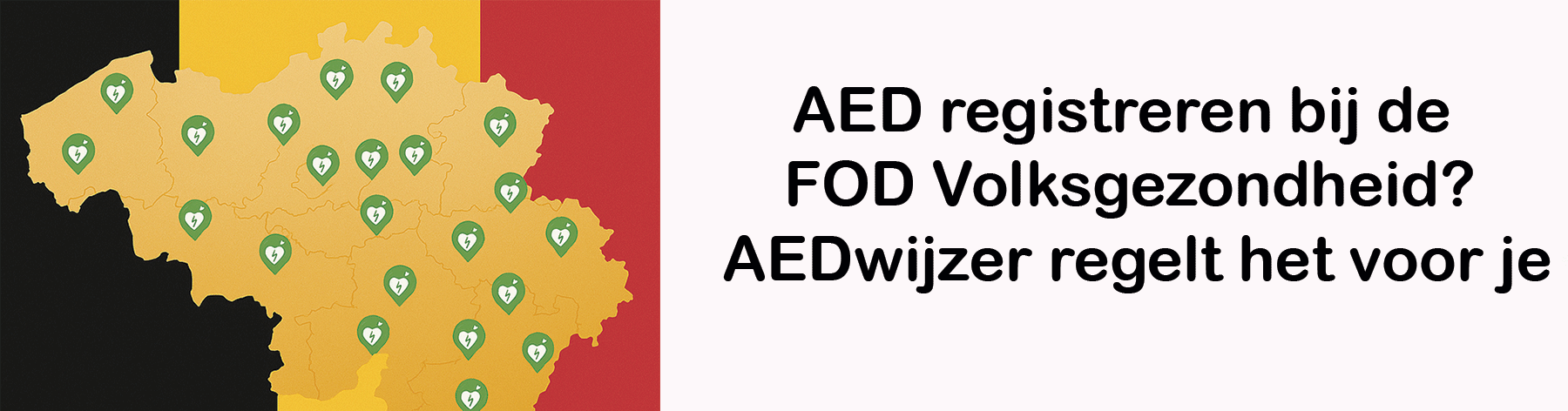 AED registreren bij de FOD Volksgezondheid? AEDwijzer regelt het voor je