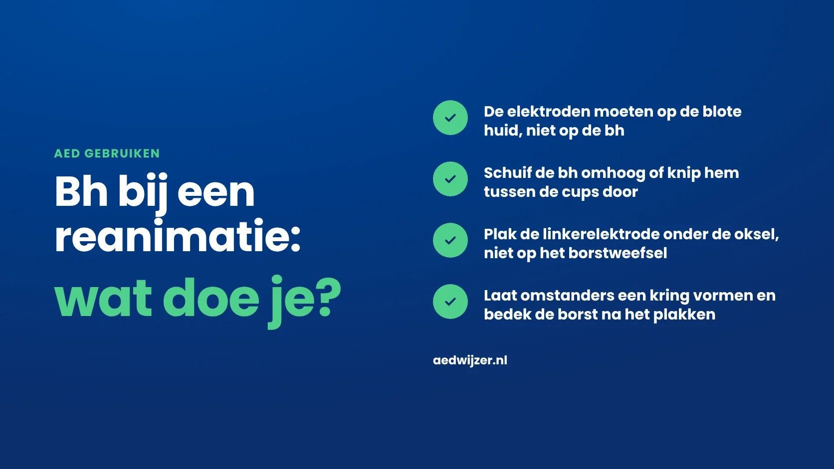 Bh verwijderen bij een reanimatie: wat is de juiste aanpak?