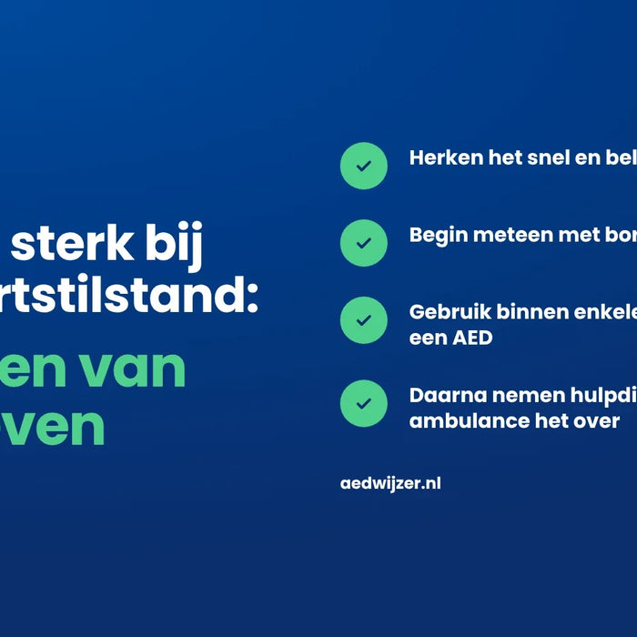 De keten van overleven bij een hartstilstand