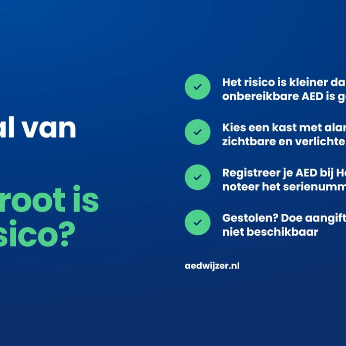 Diefstal van AED's: hoe groot is het risico echt?