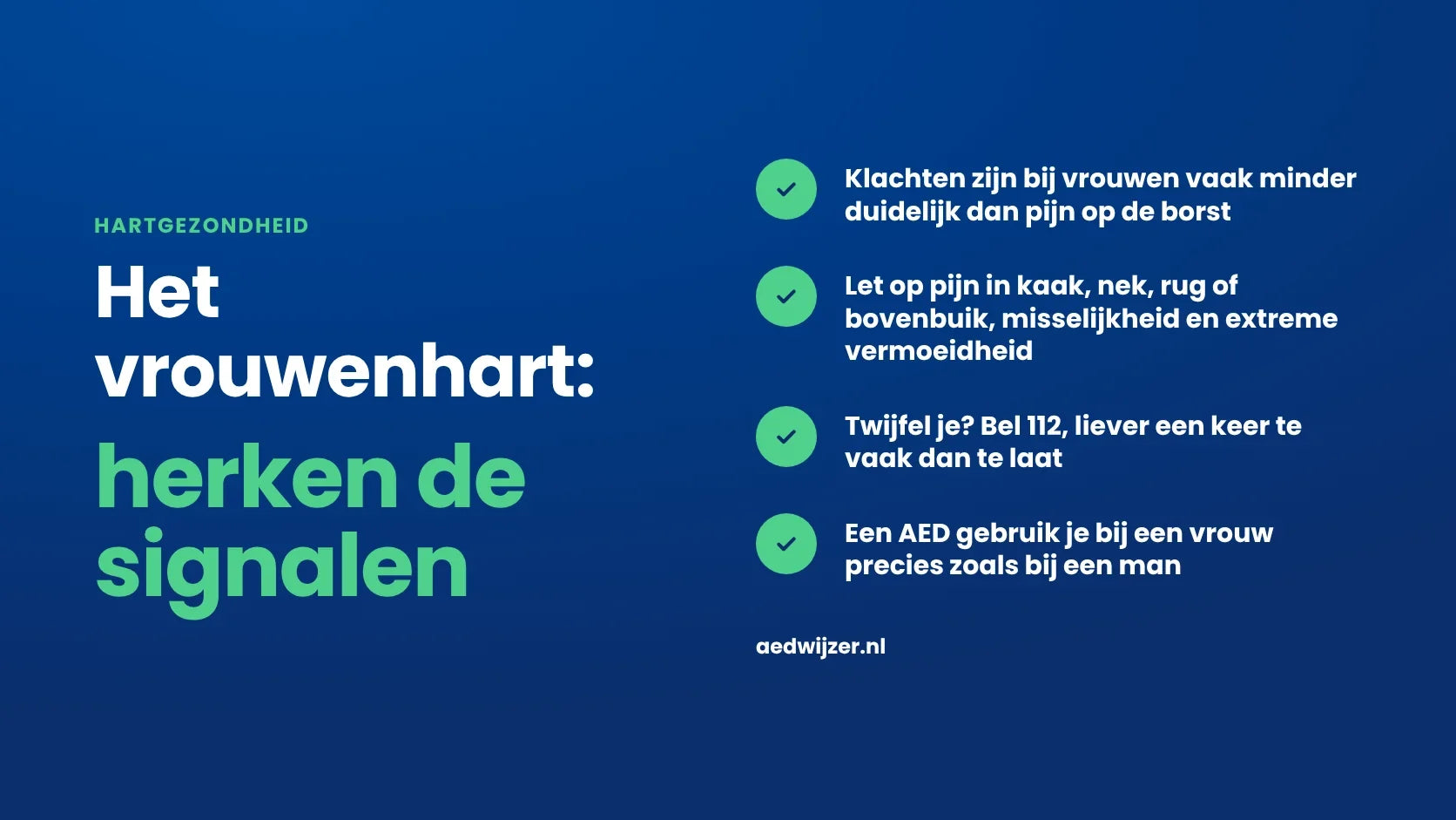 Het vrouwenhart: herken de signalen