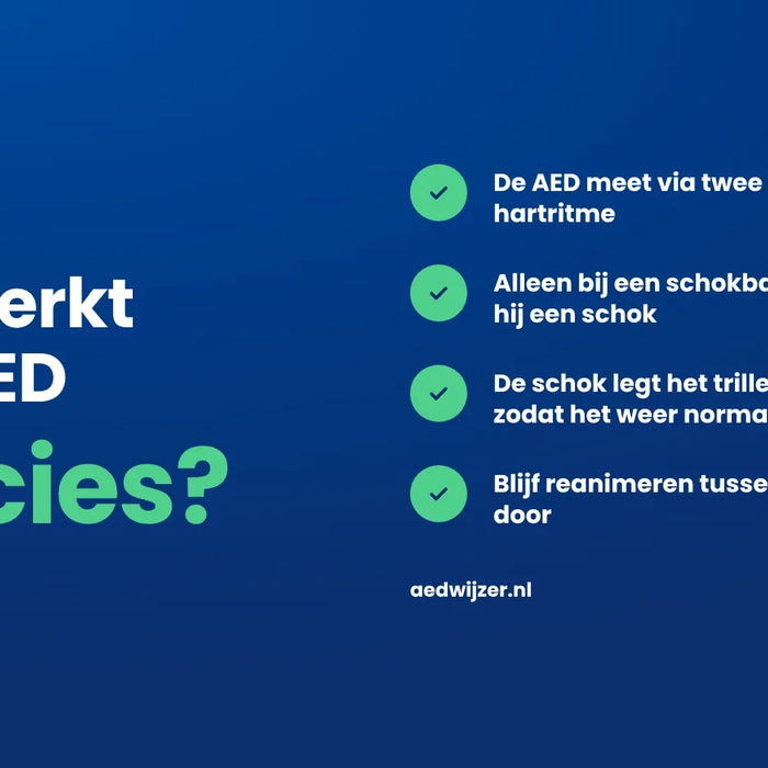 Hoe werkt een AED