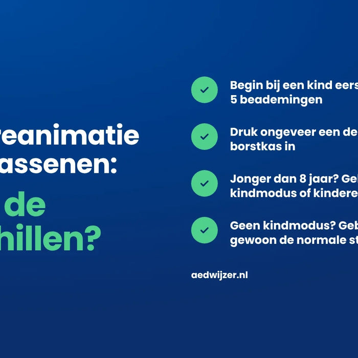 Kinderreanimatie vs. volwassenen: ken jij de verschillen?