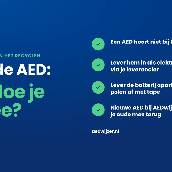 Oude AED recyclen