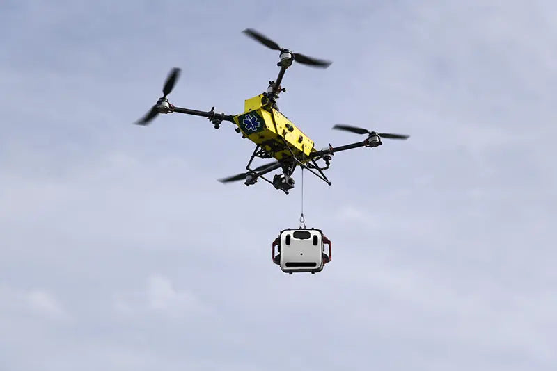 AED drone redt leven bij hartstilstand in Zweden