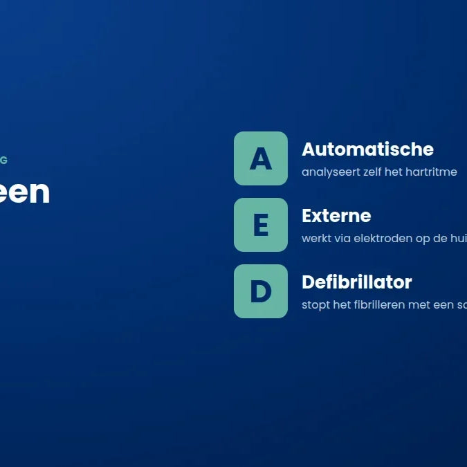 AED betekent Automatische Externe Defibrillator