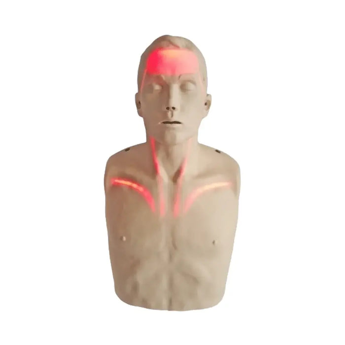 Brayden Reanimatiepop met rode ledverlichting voorkant