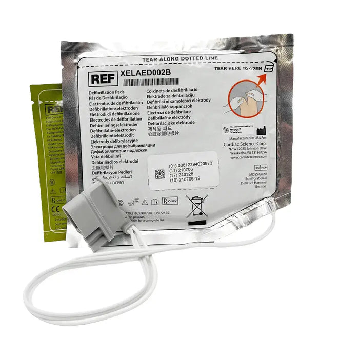 Cardiac Science G5 CPR elektroden voor volwassen achterkant