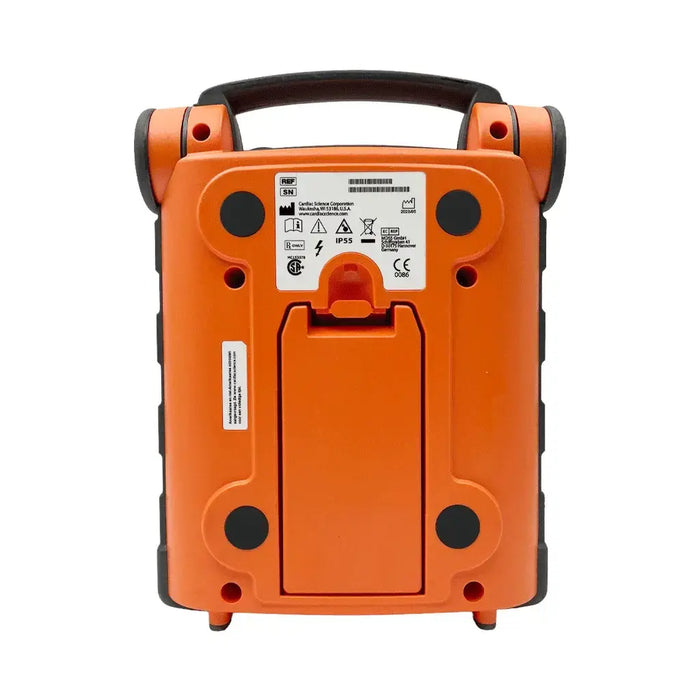 Cardiac Science Powerheart G5 halfautomatische AED achterkant