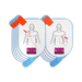 Defibtech Lifeline Trainer vervangingsplakkers 5 paar