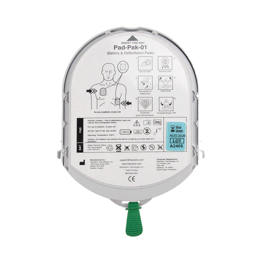 Heartsine Samaritan PAD-Pak module voor volwassenen voorkant