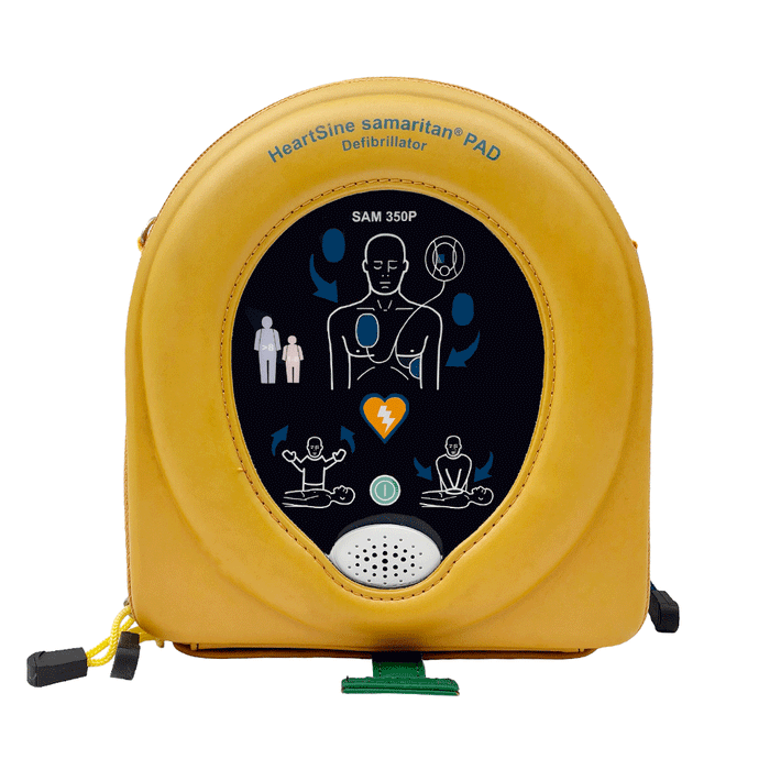 Heartsine Samaritan 350P AED in de tas