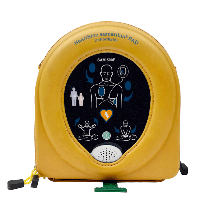 Heartsine Samaritan 500P AED in tas