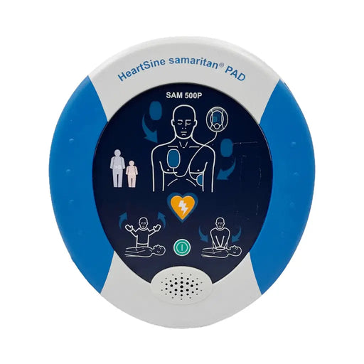 Heartsine Samaritan PAD 500P halfautomaische AED voorkant