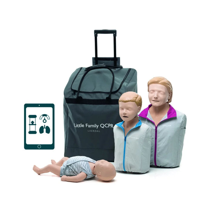 Laerdal Little Family QCPR reanimatiepoppen met lichte huid
