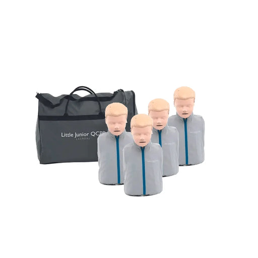 Laerdal Little Junior QCPR reanimatiepop 4-pack met lichte huid