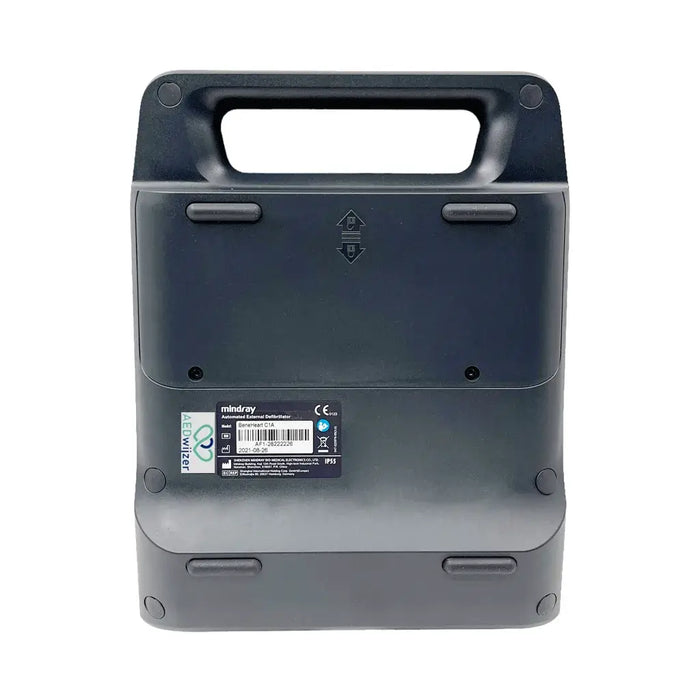 Mindray BeneHeart C1A V2 AED defibrillator achterkant
