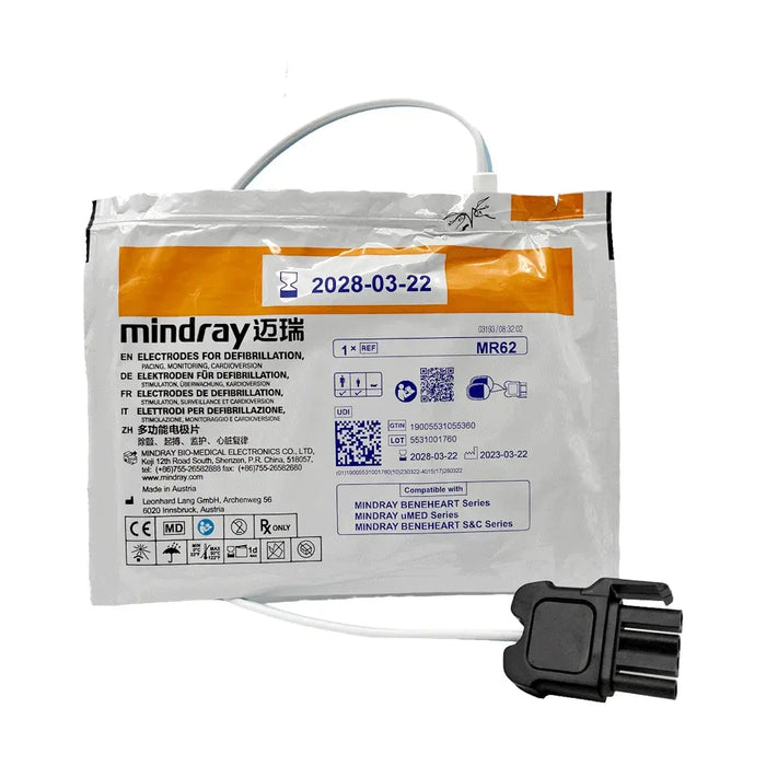 Mindray BeneHeart C1A & C2 elektroden voorkant recht