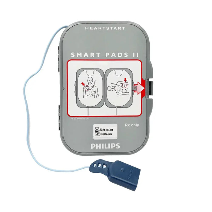 Philips Heartstart FRx elektroden Smart II cassette vooraanzicht