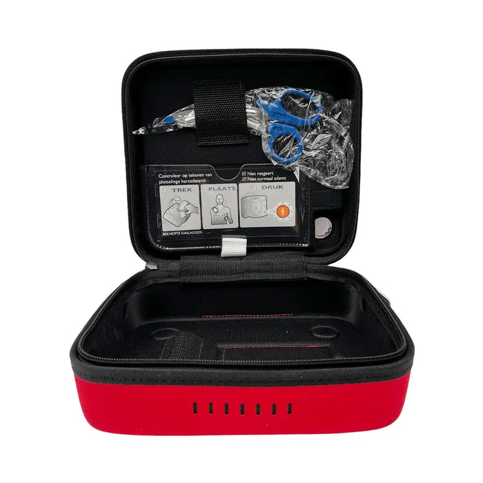 Philips Heartstart FRx AED draagtas voorkant open