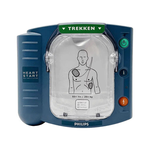 Philips HeartStart HS1 halfautomatische AED voorkant
