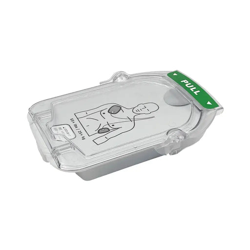 Philips Heartstart HS1 AED elektroden voor volwassenen bovenkant schuin