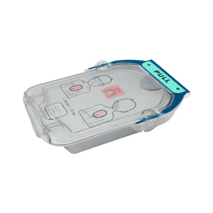 Philips Heartstart HS1 AED elektroden voor kinderen bovenkant schuin
