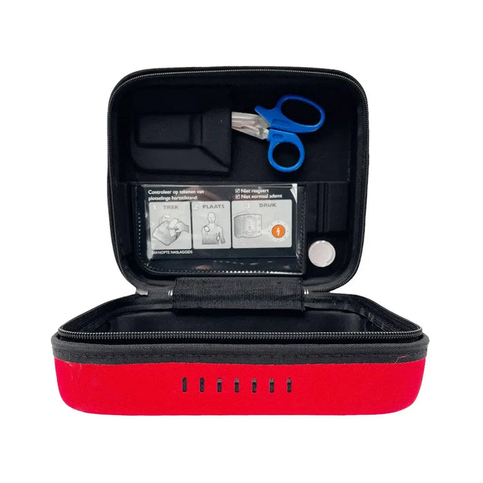 Philips Heartstart HS-1 draagtas voorkant open