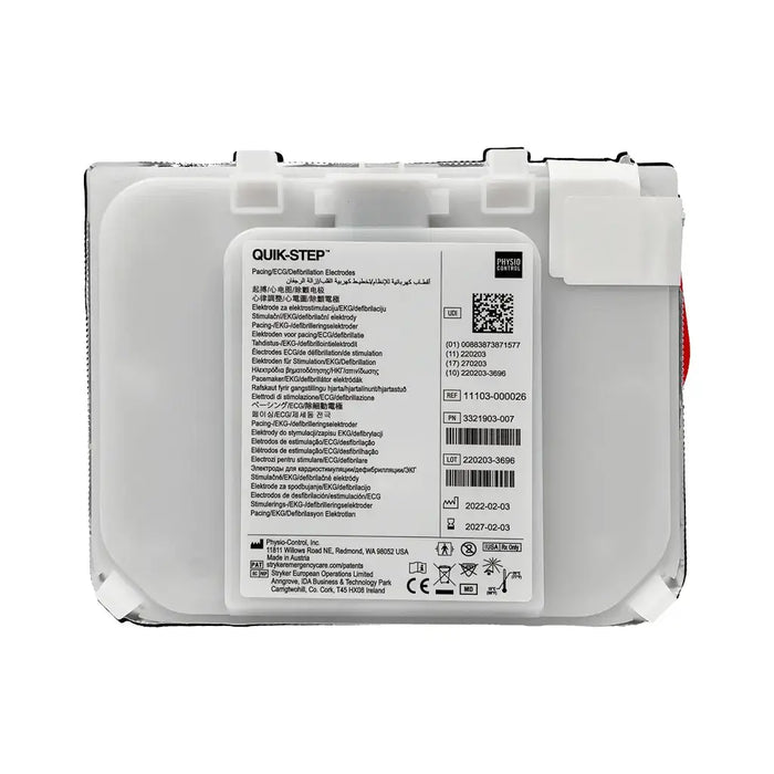 Physio Control CR2 elektrodenset onderkant