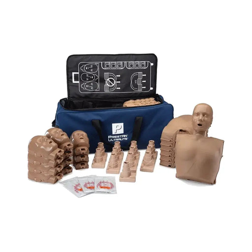 Prestan Ultralite reanimatiepop zonder feedback 12-pack met donkere huid