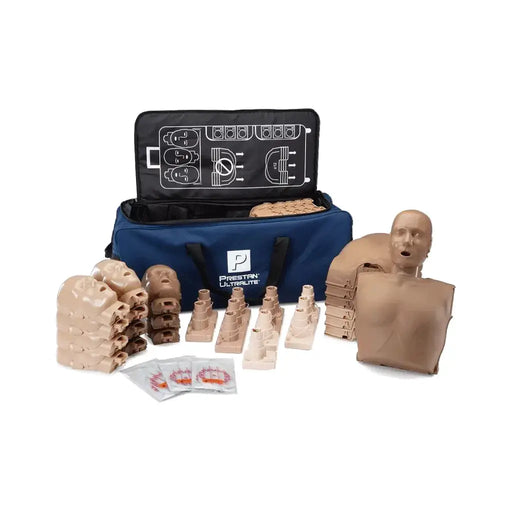 Prestan Ultralite reanimatiepop zonder feedback 12-pack met lichte en donkere huid