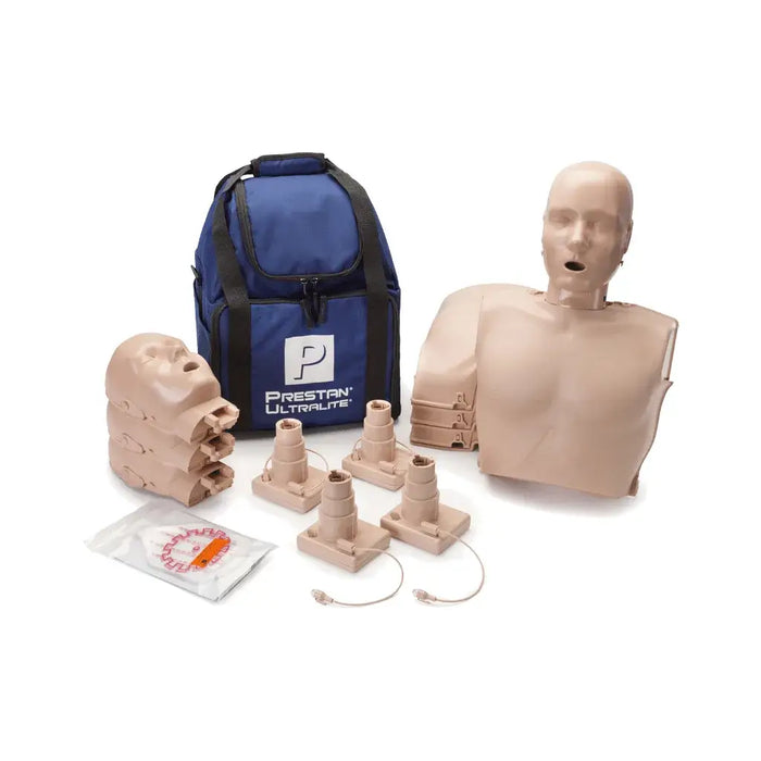 Prestan Ultralite reanimatiepop met feedback 4-pack met lichte huid