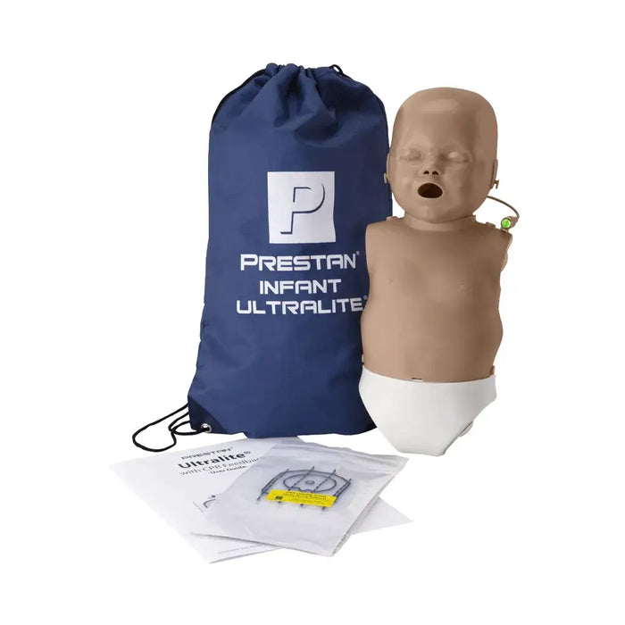 Prestan Ultralite baby reanimatiepop met donkere huid