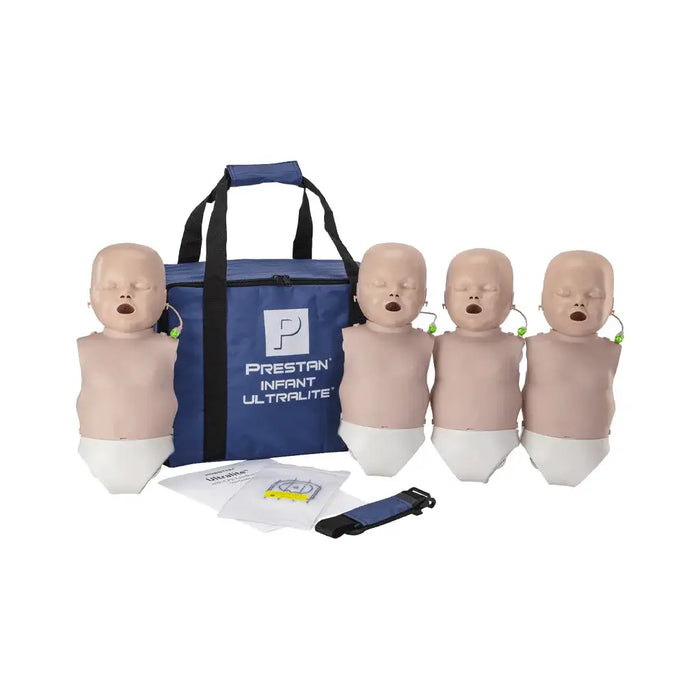 Prestan Ultralite baby reanimatiepop 4-pack met lichte huid