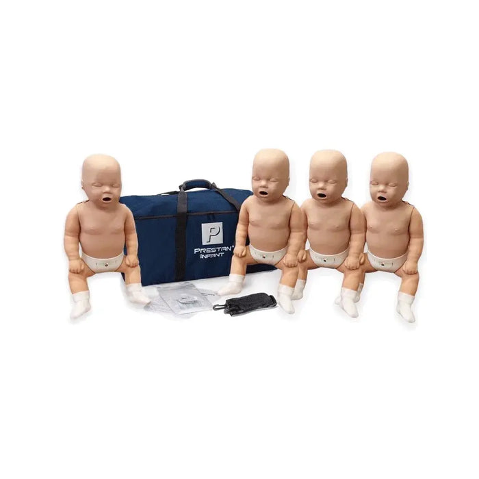Prestan baby reanimatiepop 4-pack met lichte huid