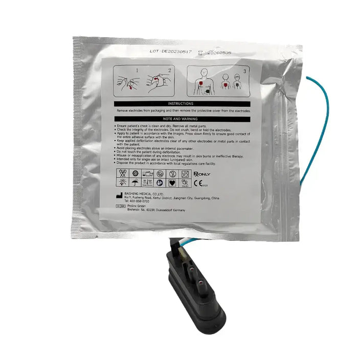 Primedic Heartsave Y / YA elektroden achterkant