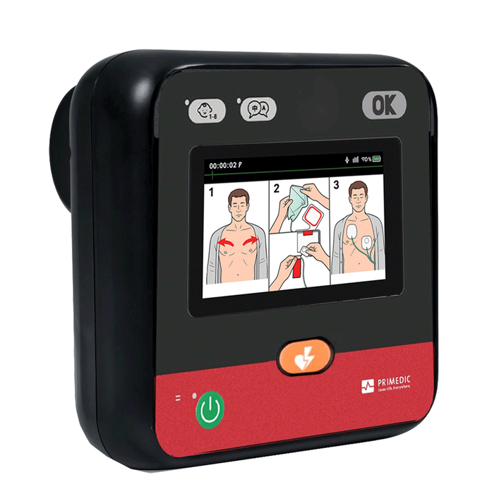 Primedic HeartSave myPAD halfautomatische AED met LCD display| AEDwijzer