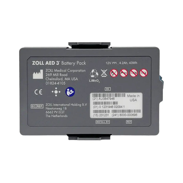 ZOLL AED 3 batterij voorkant
