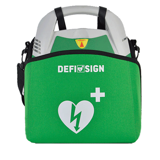 DefiSign Life AED in de draagtas