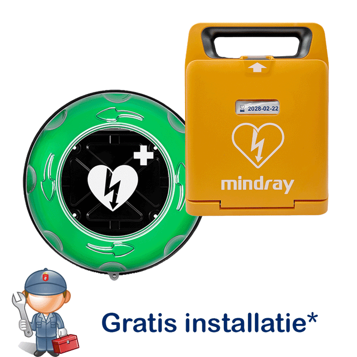 Aanbieding: Mindray C1A  AED met open buitenkast